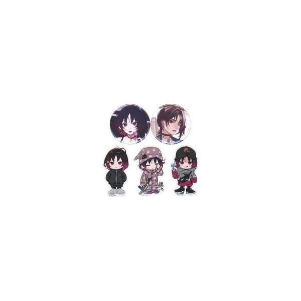 中古グッズセット 如月れん ステッカー＆缶バッジセット 「バーチャルYouTuber ぶいすぽっ! 如月れん 誕生日記