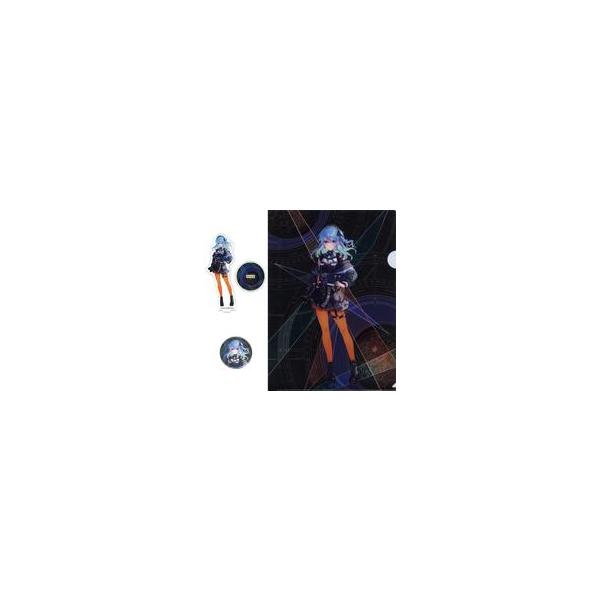 中古グッズセット 星街すいせい グッズセット(アクスタ+A4クリアファイル+缶バッジ) 「バーチャルYouTuber 星街すいせい×ZO