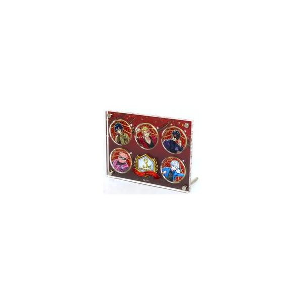 中古雑貨 ドズル社 シリアルナンバー入りスタンド(メタル缶バッジ付き 