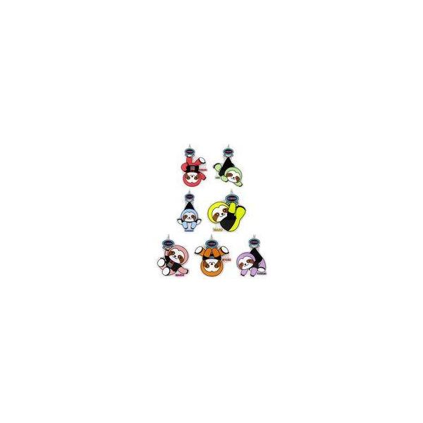中古キーホルダー 全7種セット ANIMAL COORDY UFOつままれアクリルキーチェーン 「GENIC」