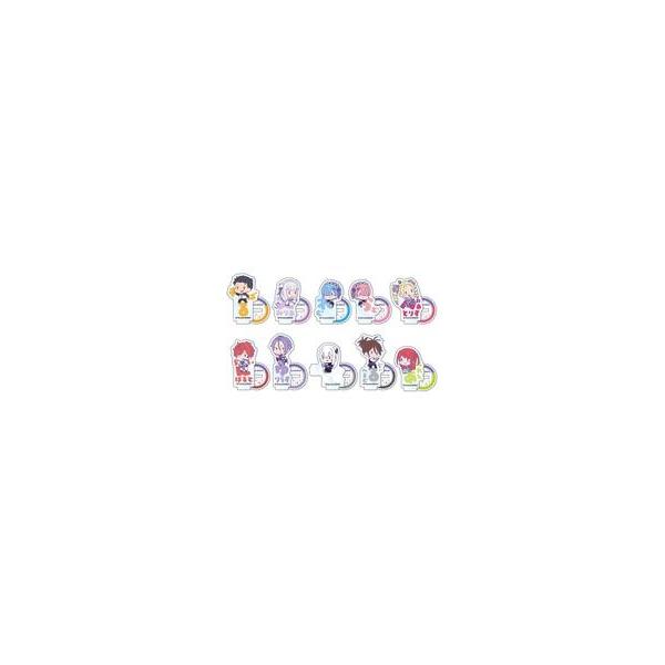 中古アクリルスタンド・アクリルパネル 全10種セット 「Re：ゼロから始める異世界生活 おなまえぴたんコ ミニアクリルスタン