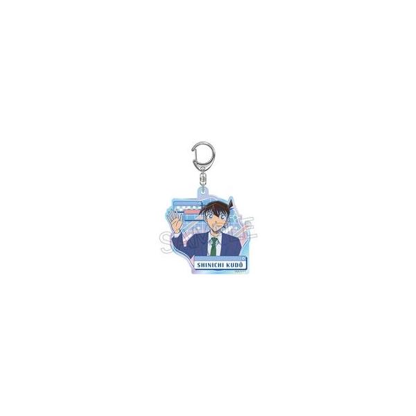 新品キーホルダー 工藤新一 ニュートロポップ オーロラアクリルキーホルダー ハイファイブ 「名探偵コナン」