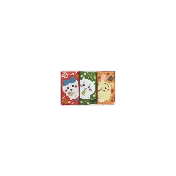 中古タオル・手ぬぐい 集合 3枚セットタオル 「ちいかわ なんか小さくてかわいいやつ」 ちいかわもぐもぐ本舗