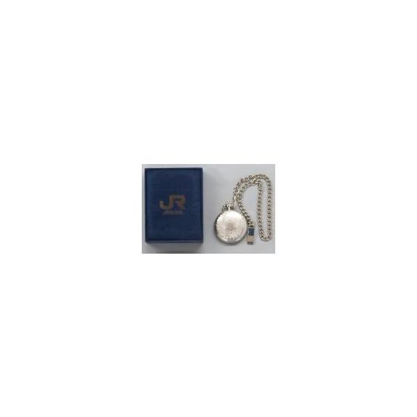 中古懐中時計・腕時計 Kitaca 懐中時計(シルバー) JR北海道グッズ