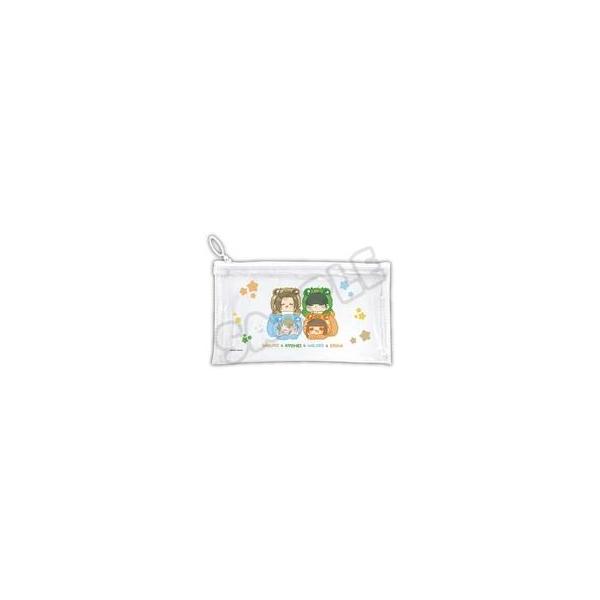 中古バッグ MD.狩沢＆遊馬崎＆門田＆渡草 フラットクリアポーチ 「TVアニメ デュラララ!!×2」