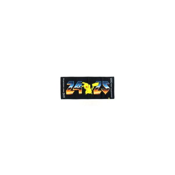 中古タオル・手ぬぐい ピカチュウ(ブラック) フェイスタオル 「ポケットモンスター」 COUNTDOWN JAPAN 24/25グ