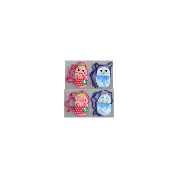 中古収納・携帯用アイテム 全4種セット 「ざわざわ森のがんこちゃん ぬいぐるみペットボトルホルダー」