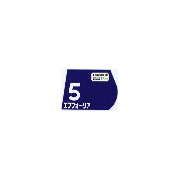 中古置物・装飾品 エフフォーリア(第164回 天皇賞・秋) 出走馬ミニゼッケン