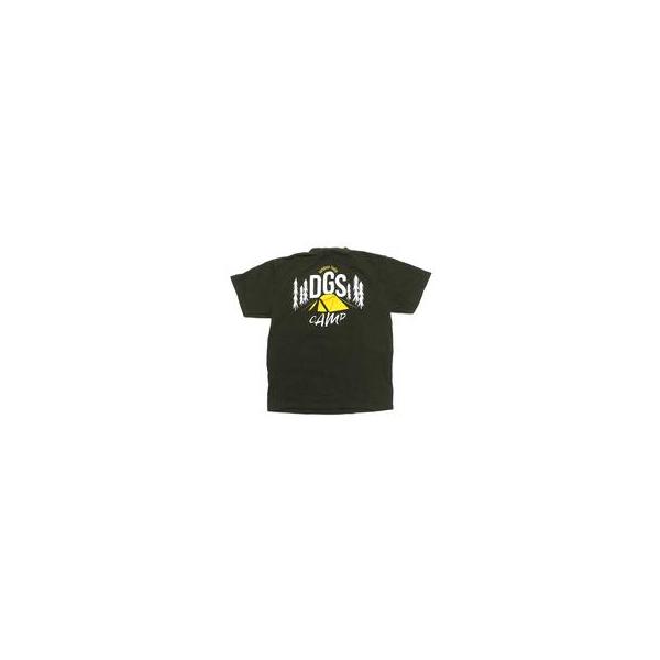 中古Tシャツ 小野大輔 直筆シリーズ レッツキャンプTシャツ モスグリーン Sサイズ 「DGS CAMP」