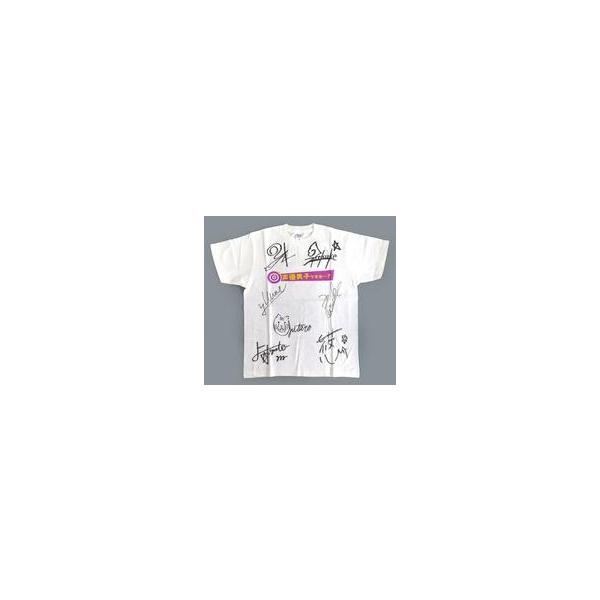 中古Tシャツ 出演者7名 直筆サイン入りTシャツ ホワイト Mサイズ 「声優男子ですが…?」 レギュラー放送