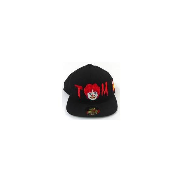 中古帽子 くっきー!(野性爆弾) としひこMCキャップ ブラック ぶてぃっく紫歯茎グッズ