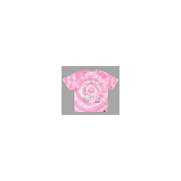 中古Tシャツ ちいかわ(タイダイ/ループ) Tシャツ ピンク Lサイズ 「ちいかわ なんか小さくてかわいいやつ」