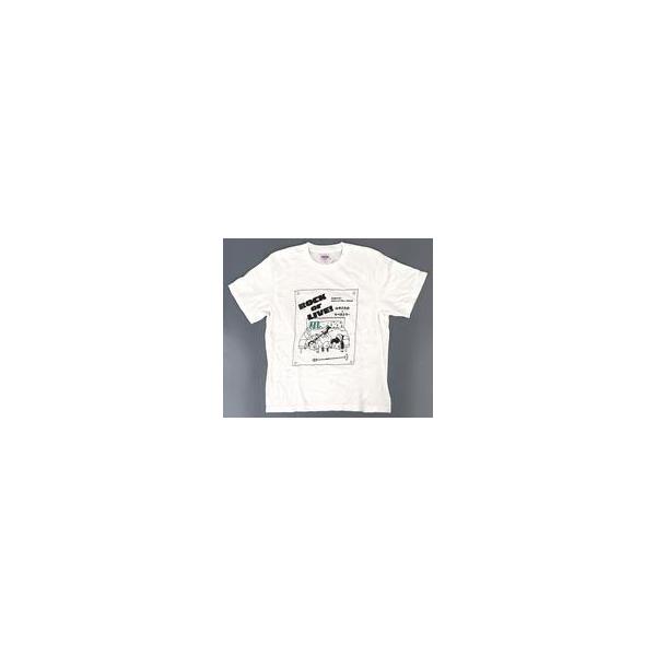 中古Tシャツ 山中さわお×カベポスター オリジナルTシャツ ホワイト Mサイズ 「ROCK or LIVE! -ロ