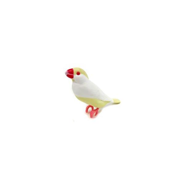 中古トレーディングフィギュア クリーム文鳥 「雀と文鳥コレクション 粋な羽休めVer」