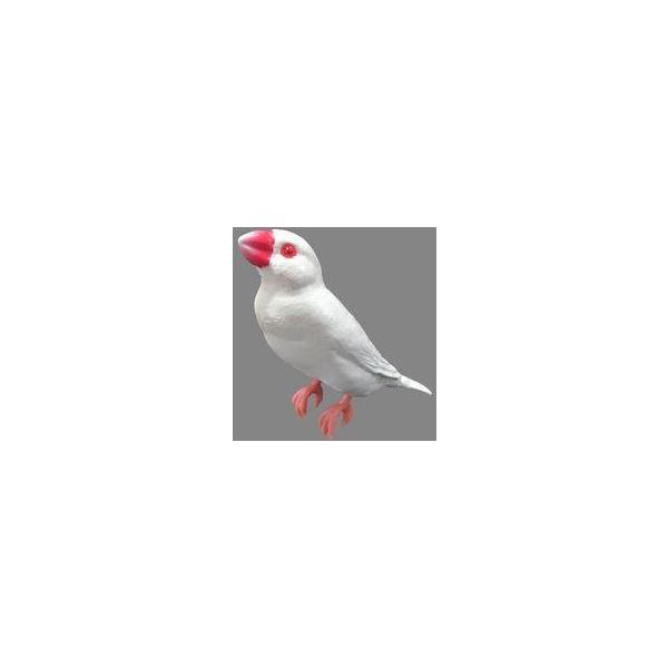 中古トレーディングフィギュア アルビノ文鳥 「雀と文鳥コレクション 粋な羽休めVer」