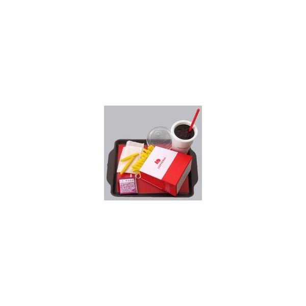 中古トレーディングフィギュア 2.ふるポテ(バターしょうゆ風味)＆コーラ 「ロッテリアミニチュアコレクション BOX版」