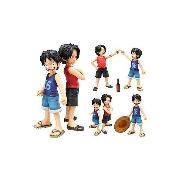 中古フィギュア ルフィ＆エース〜兄弟の絆〜 「Portrait.Of.Pirates ワンピースCB-EX」