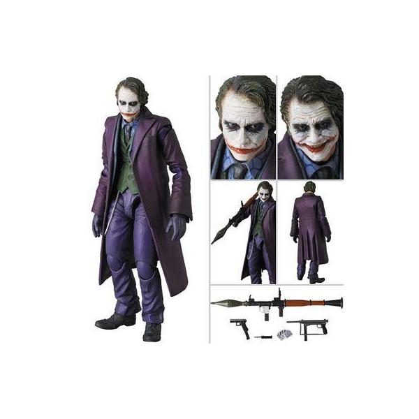 中古フィギュア MAFEX ジョーカー 「ダークナイト」 アクションフィギュア No.005