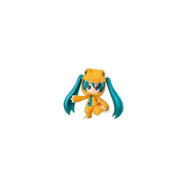 中古フィギュア ねんどろいど 初音ミク きぐるみアグモンVer. 「キャラクター・ボーカル・シリーズ 01 初音ミク