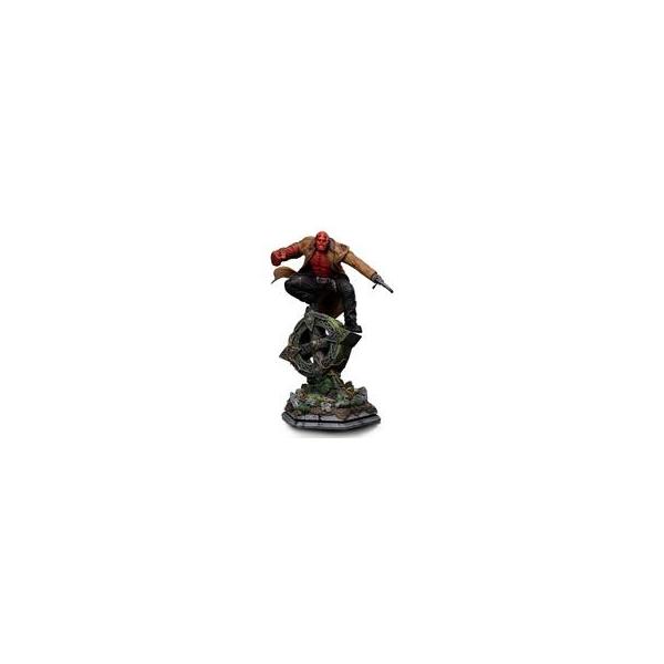 中古フィギュア ヘルボーイ 「ヘルボーイ/ゴールデン・アーミー」 バトルジオラマ・シリーズ 1/10 スタチュー