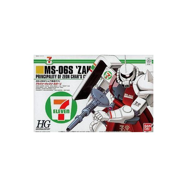 中古プラモデル 1/144 HGUC MS-06S シャア専用ザク セブン‐イレブンカラー 「機動戦士ガンダム」