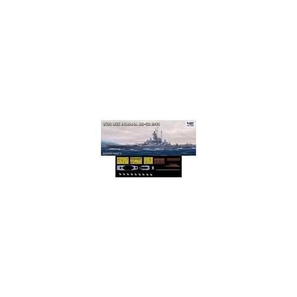 中古プラモデル 1/700 米海軍 戦艦 インディアナ BB-58 1944年 デラックス版 [VEEE57006]