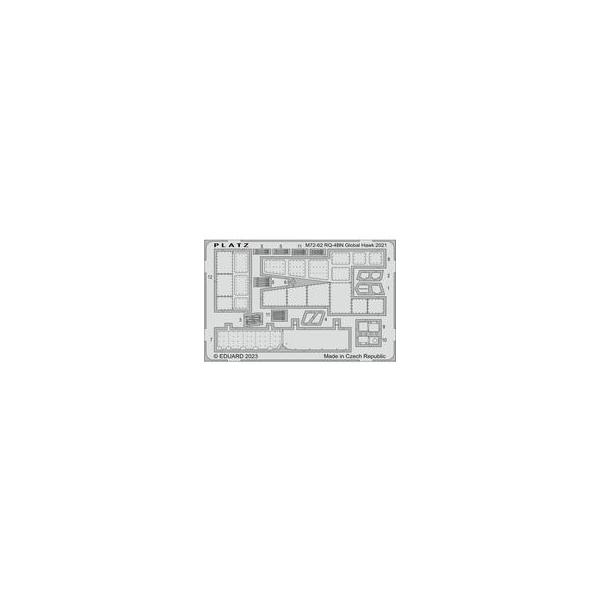 中古プラモデル 1/72 RQ-4 グローバルホーク用 ディテールアップエッチングパーツ [M72-62]