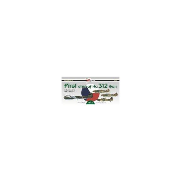 中古塗料・工具 1/72 英空軍 第312 (チェコスロバキア) 飛行隊 ”先制” デカール [MKMDKD72123]