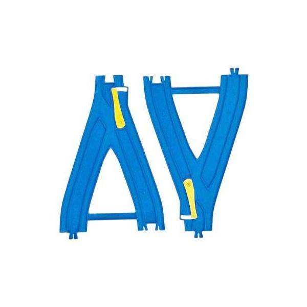 商品名：中古おもちゃ プラレール R-22 Y字ポイントレール商品解説■全てのレールの規格が統一されているので、いろいろ繋げて楽しいレイアウトが作れます。プラレールのY字に分かれるポイントレールです。「J-28 プラキッズ駅セット」「R-0...