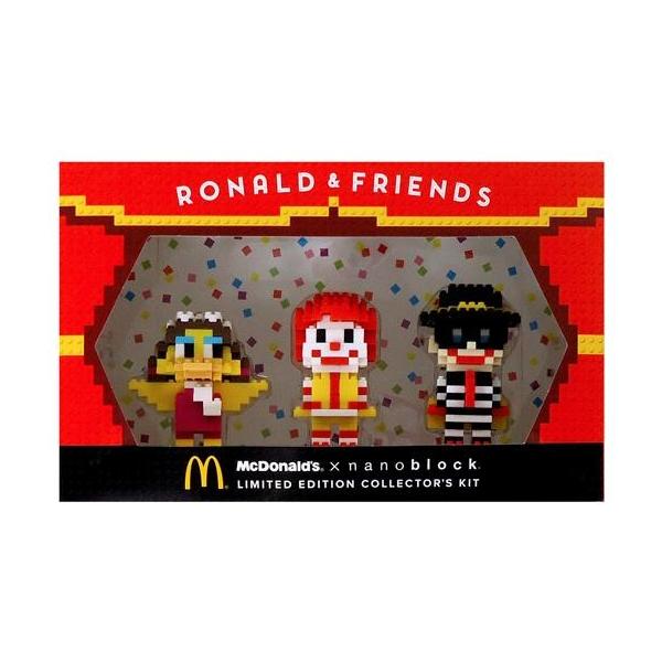 中古おもちゃ ナノブロック ドナルド コレクターキット マクドナルド限定