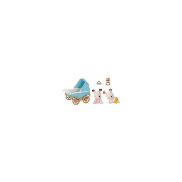 エポック社 シルバニアファミリー ショコラウサギのふたごちゃん・家具