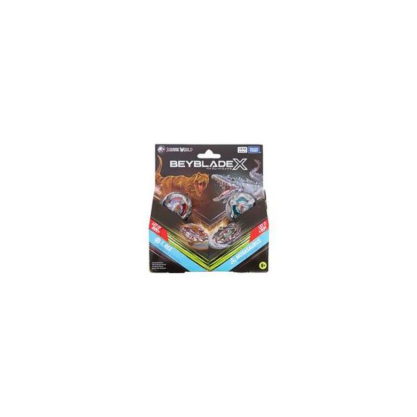 中古おもちゃ BX-00 ダブルスターター ジュラシック・ワールド T-レックス/モササウルス 「BEYBLADE X」
