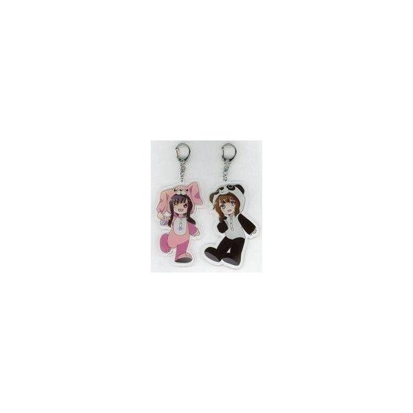 中古キーホルダー・マスコット(女性) 五十嵐裕美＆村川梨衣 アクリルキーホルダー(2個セット) 「ゆきんこ・りえしょんのいち