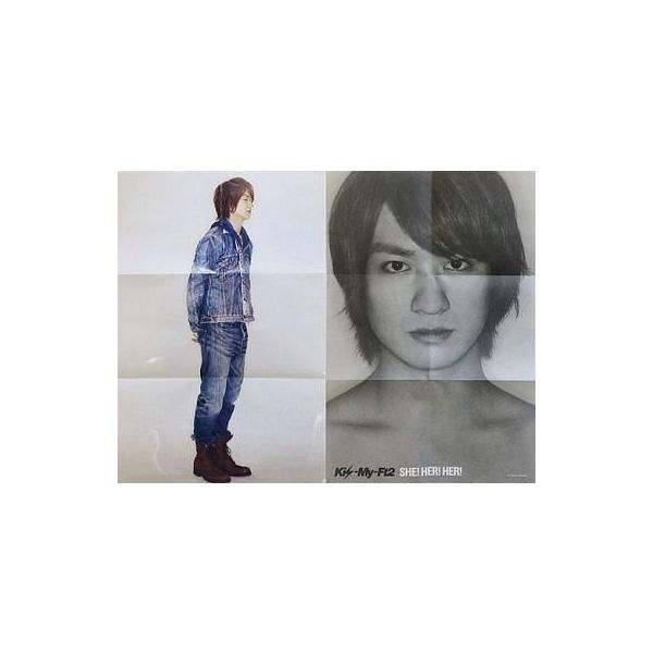 商品名：中古ポスター(男性) キス顔ポスター(六つ折) 宮田俊哉(Kis-My-Ft2) 「CD SHE! HER! HER!」 通常盤初回プレス特典商品解説■Kis-My-Ft2 シングル「SHE! HER! HER!」の通常盤初回プレス...