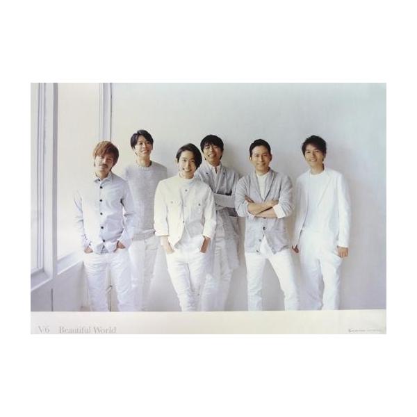 商品名：中古ポスター(男性) B3ポスター V6 「CD Beautiful World」 対象店舗先着予約・購入特典商品解説■V6のシングル「Beautiful World」の対象店舗 先着予約・購入特典のB3ポスターです。※CD、その他...