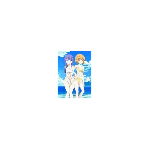 中古ポスター(アニメ) アニメ描き下ろしB2布製ポスター 堀江青＆高岡雅 「PlayPic みだらな青ちゃんは勉強ができない