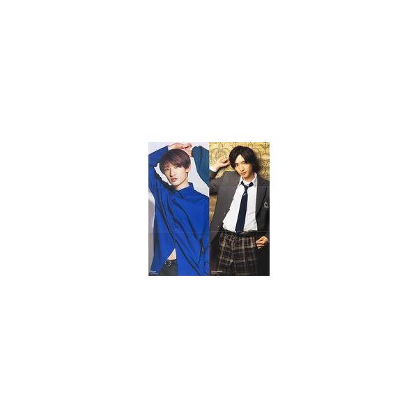 中古ポスター 両面ピンナップポスター(三つ折) 向井康二(Snow Man)/道枝駿佑(なにわ男子) CINEMA S