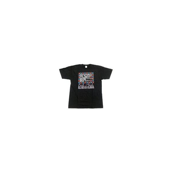 中古Tシャツ(女性アイドル) TシャツB ブラック Mサイズ 「ANIMAX MUSIX 2016 YOKOHAMA/2017 OSAKA