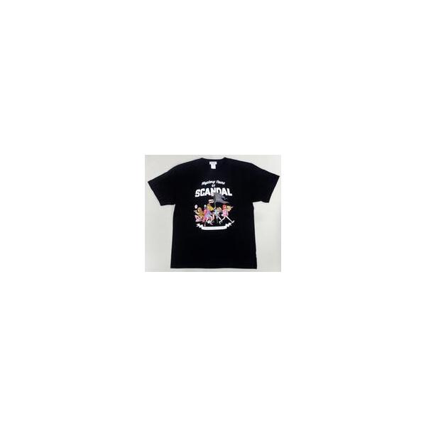 中古Tシャツ(女性アイドル) SCANDAL ミステリーツアーTシャツ ブラック Mサイズ 「SCANDAL MANIA p