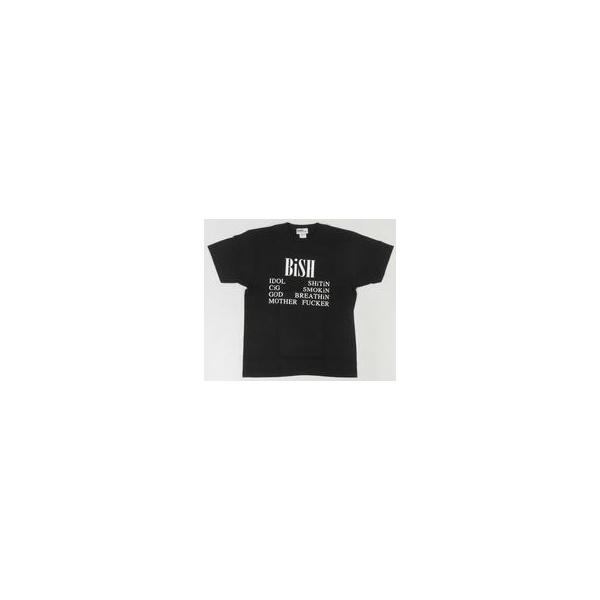中古Tシャツ BiSH MOTHER FUCKER ブラック Lサイズ 「LiFE is COMEDY TOUR」