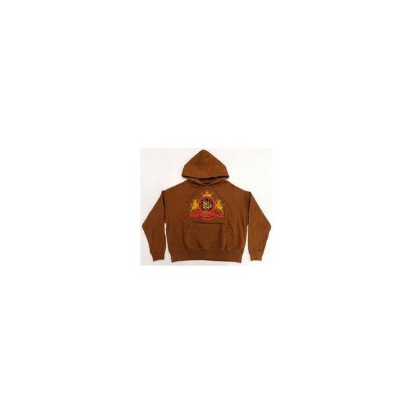 中古衣類 King Gnu CREST LOGO HOODIE(パーカー) ブラウン Sサイズ