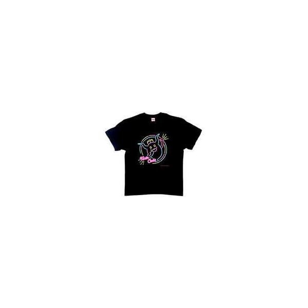中古Tシャツ [単品] 死に神ちゃん ネオン管デザインTシャツ ブラック Mサイズ
