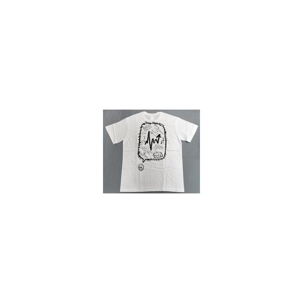 中古衣類 森田美勇人デザイン グラフィックカットソーB ホワイト 3サイズ 「Ground Y×7ORDER」