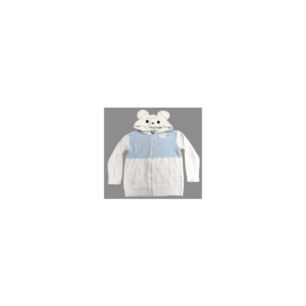 中古アウターウェア ワッカネズミ＆イッカネズミ もこもこパーカー WAKKA de IKKA ホワイト