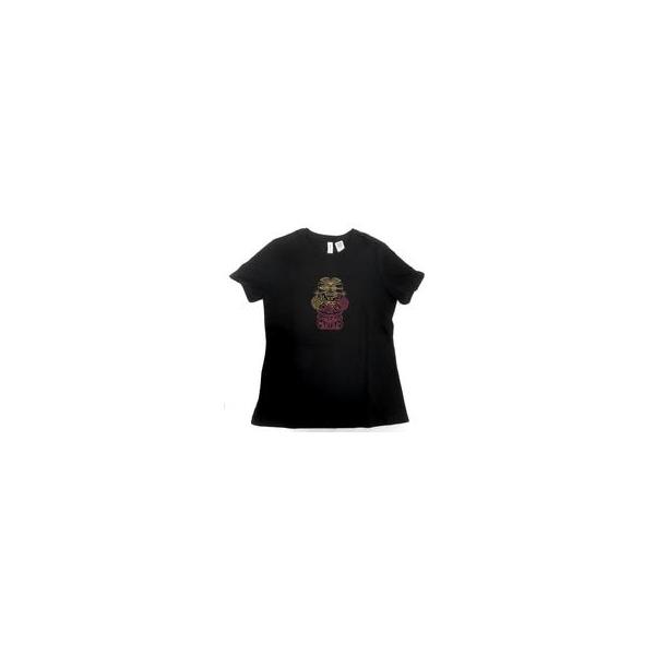 中古Tシャツ Tシャツ(エンブレム) ブラック レディースMサイズ 「グッド・オーメンズ」