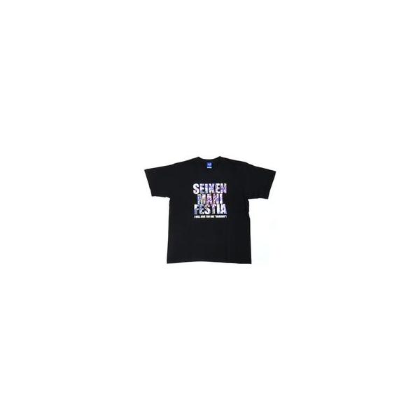 中古Tシャツ クラリス Tシャツ ブラック Lサイズ 「政剣マニフェスティアをSTEAMでリリースしたい」 クラウドフ