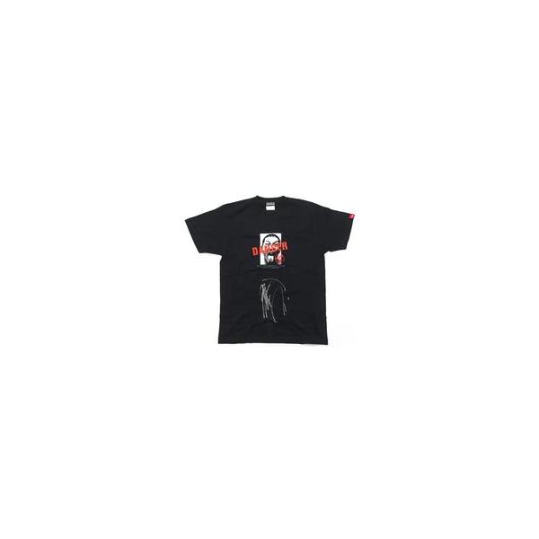 中古Tシャツ 鈴木みのる(パンクラス) 直筆サイン入りTシャツ(DANGER) ブラック Mサイズ