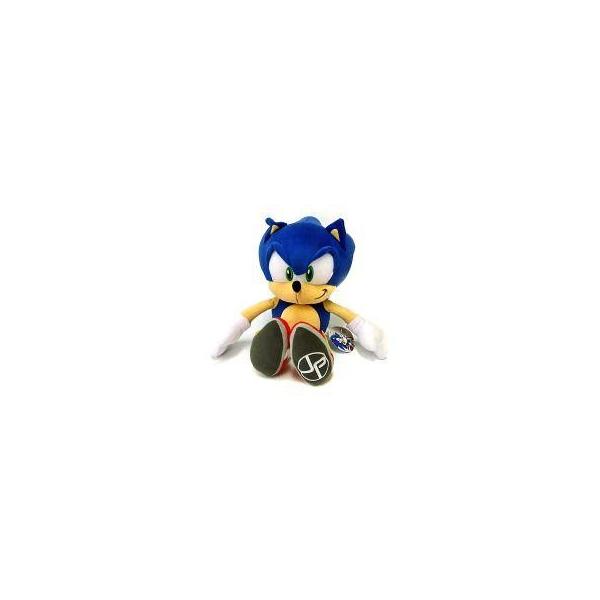 中古ぬいぐるみ ソニック(左足裏刺繍白) スーパージャンボ東京ジョイポリスリミテッド 「ソニック・ザ・ヘッジホッグ