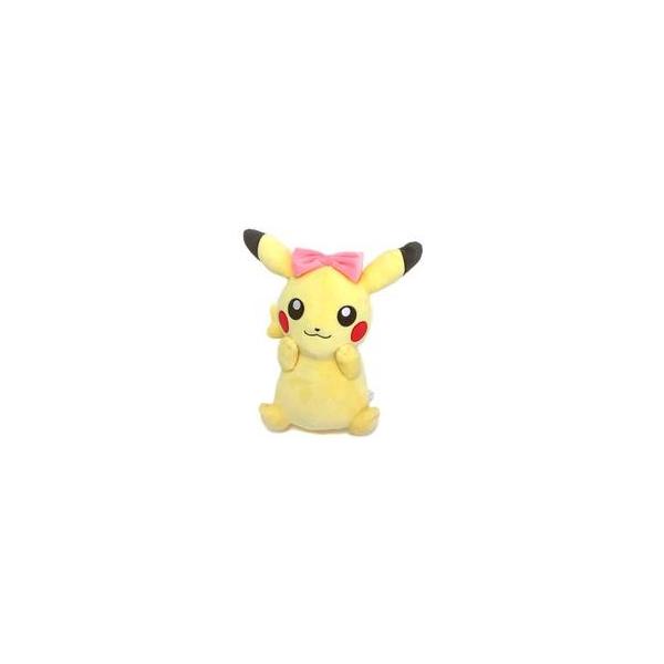 中古ぬいぐるみ ピカチュウ メスのすがた リボン Girlish Pikachu でっかいぬいぐるみ ポケットモンスター Dejapan Bid And Buy Japan With 0 Commission
