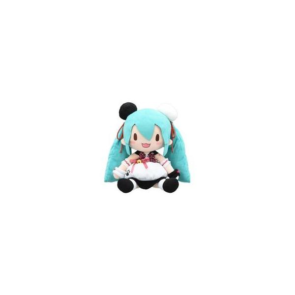 新品ぬいぐるみ 初音ミク パンダ饅頭 ふわぷちぬいぐるみ(LL